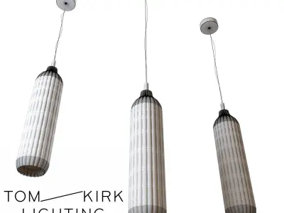 Flute Pendant by Tom Kirk Lighting 3D model