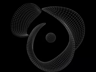 Abstract Shape v38 002 Low-poly 3D model