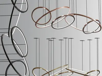 Lohja Tornio Chandelier 3D model