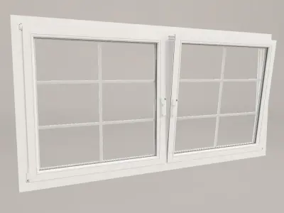 Realistic Windows window 3D model