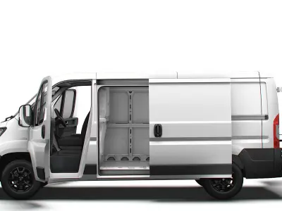 Vauxhall Movano Van L2H1 HQ Interior 2023 3D model