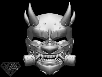 SCI-FI ONI ANTIGAS CUSTOM MASK 3D print model