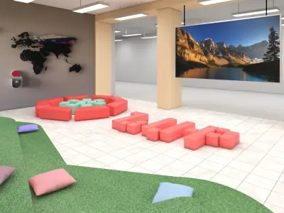 innovation  hub  3D model