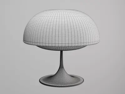 Retro Lamp 3D model