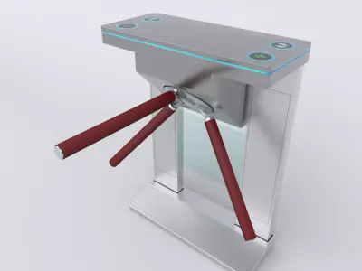 Tripod Turnstile 3D model