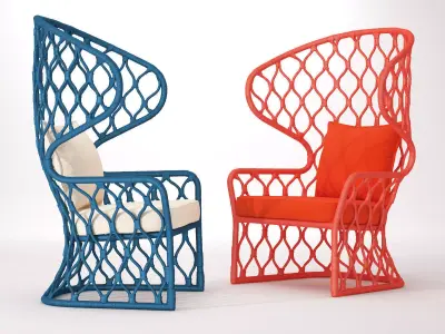 Painho Lounge Chair 3D model