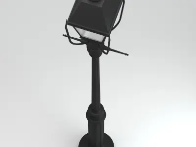 Lamp 135 street park 3D model