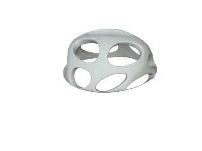 SciFi Cube Object No 54354 Low Poly Shape Low-poly 3D model