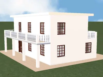 House 02  3D print model