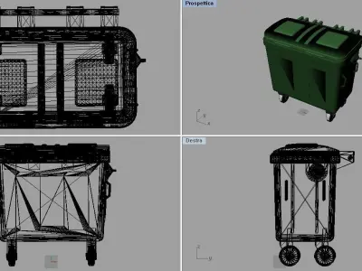Garbage Can Free 3D model