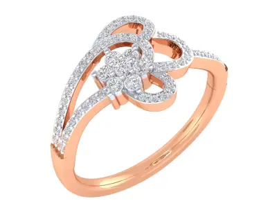  Women Ring Render 3dm STL MTL SLC JCD OBJ FBX Details 3D print model 34