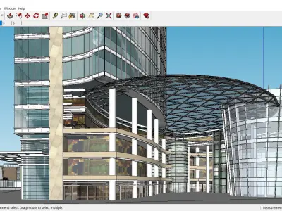 Sketchup Shopping Center C7 3D model