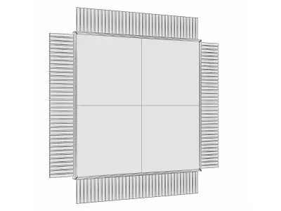 Mirror in a metal frame GZ-M1048 3D model
