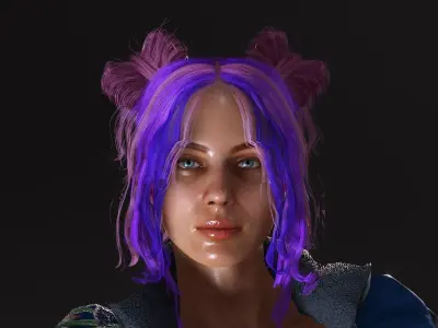 Xio The Singer 3D model