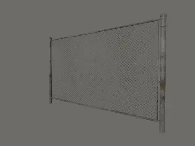 Chain Link Fence 3D model