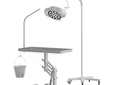 Veterinary Operating Room Compact Pro Base 3D model