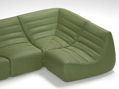 Saparella Sectional Sofa 3D model