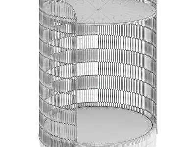 Natevo CHIARO DI LUNA Bedside table 3D model