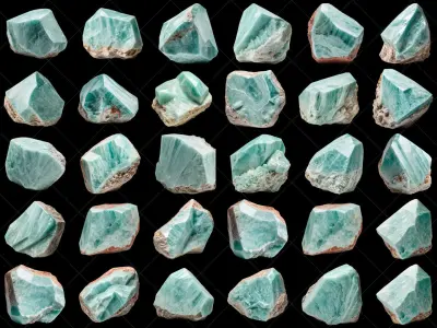 160 Fantasy Stone Rocks Game Asset Texture