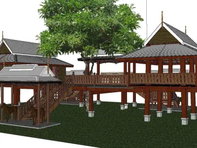 Creative Design-Holiday Cabin-05 3D model