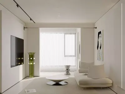 Living Room Interior Scene for 3DMAX and Corona Renderer  3D model buy