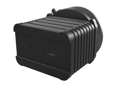 Portable Light 007 Low-poly 3D model