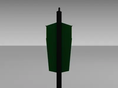 City garbage bin 3D model