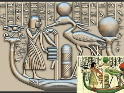 phroh wall panel relief 3D print model purchase