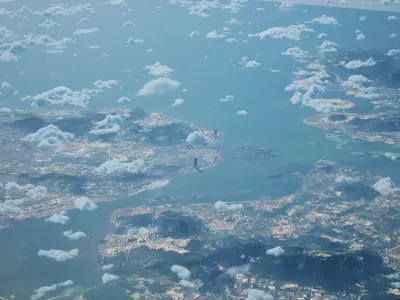 Xiamen China City Landscape 3D Model 3D model