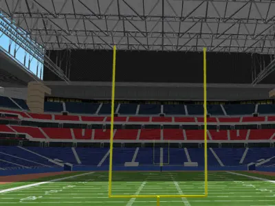 NRG Stadium - Houston Low-poly 3D model