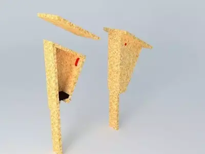 Bluebird House Free 3D model