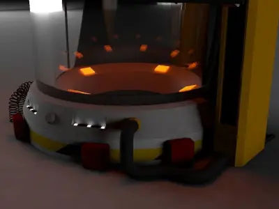 BEST AND THE CHEAPEST LAB CAPSULE CHAMBER Low-poly 3D model