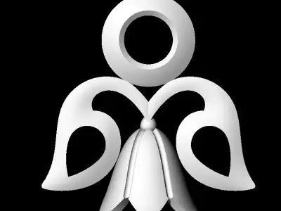  Tops earrings   3D print model