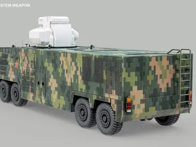  LY-1 Military Laser Weapon Complex Vehicle Based PBR 