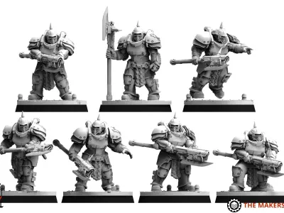 Obsidian Guard - Immortals - Silahdars 3D print model