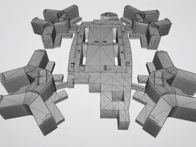 Kayseri State Hospital  3D model