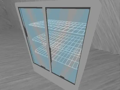 Fridge Low-poly 3D model