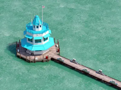 Floating Dock 3D model