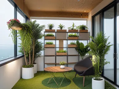 Living balcony Free 3D model