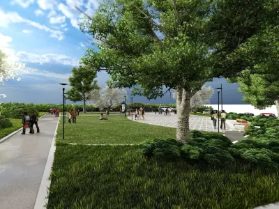 community park 3D model
