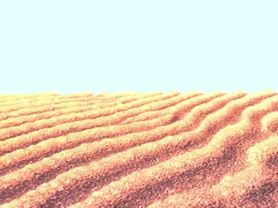 Sand Dune 3D model