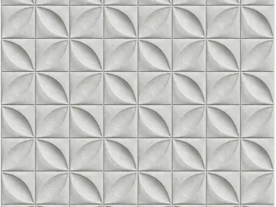 decor 3d wall panels Low-poly 3D model