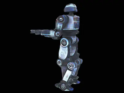 Abstract Robot 3D model