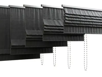 Roman curtains 03 3D model