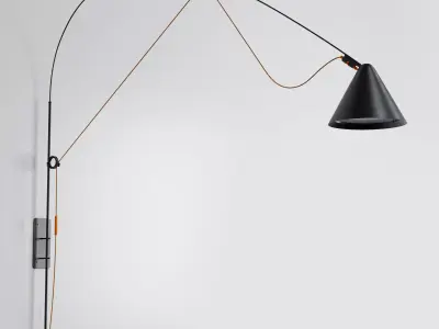 AYNO wall light Low-poly 3D model