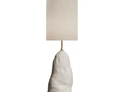 Stone Floor Lamp 3D model