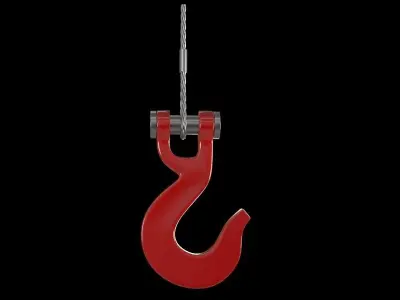 Hook 3d hanging 3D model