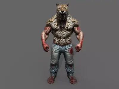 Hybrid Heroes Pack Low-poly 3D model