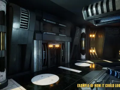 SciFi Asset Pack 13 Low-poly 3D model