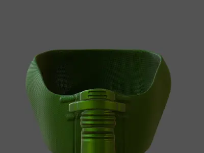 Gas mask helmet 3d model scifi Low-poly  Low-poly 3D model 174